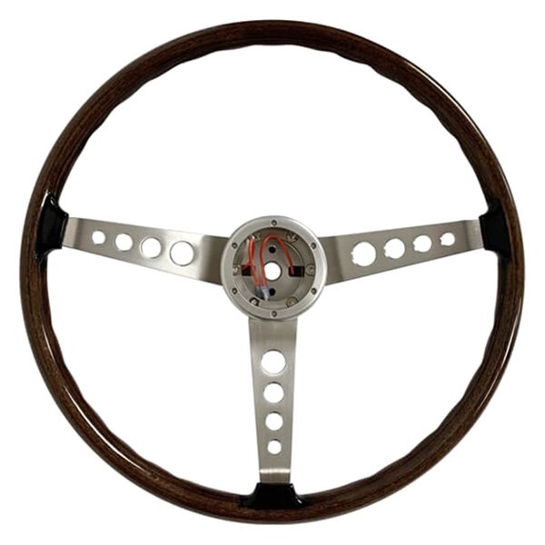 Scott Drake® - Walnut Wood Steering Wheel