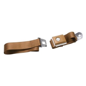 Scott Drake® - Not Retractable Push Button Seat Belt, Saddle