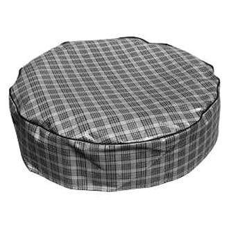 Scott Drake® - 14" Plaid Gray Spare Tire Cover