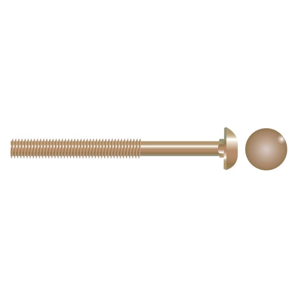  Seachoice® - 3/8"-16 x 5" 655 Silicon Bronze Carriage Bolts