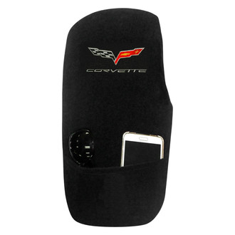 Seat Armour® - Black Cotton/Terry Velour Console Cover