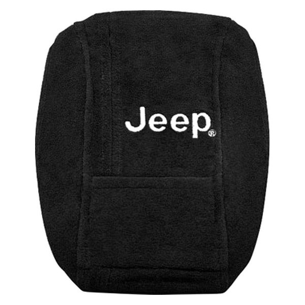  Seat Armour® - Black Cotton/Terry Velour Console Cover