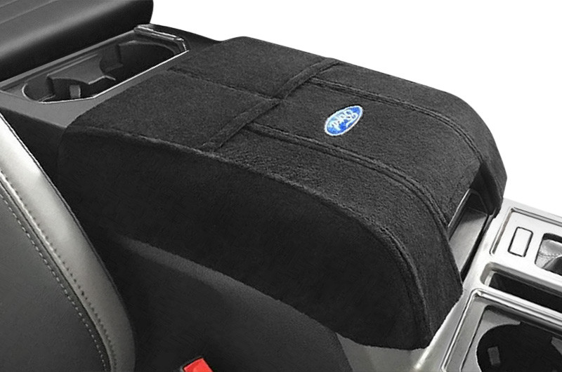 Kar Designers Vinyl Center Console Lid Armrest Cover – Dark Gray – Fits 2007-2017 Ford Expedition 1 thumbnail image