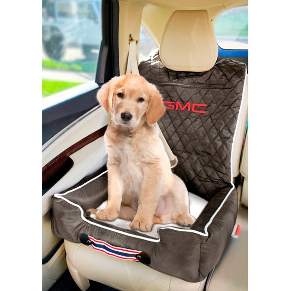  Seat Armour® - Komfort2Go Tan Car Pet Bed and Seat Cover with GMC Logo