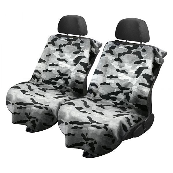 Seat Armour Camo Towel Cover - Snow Camouflage Seat Covers