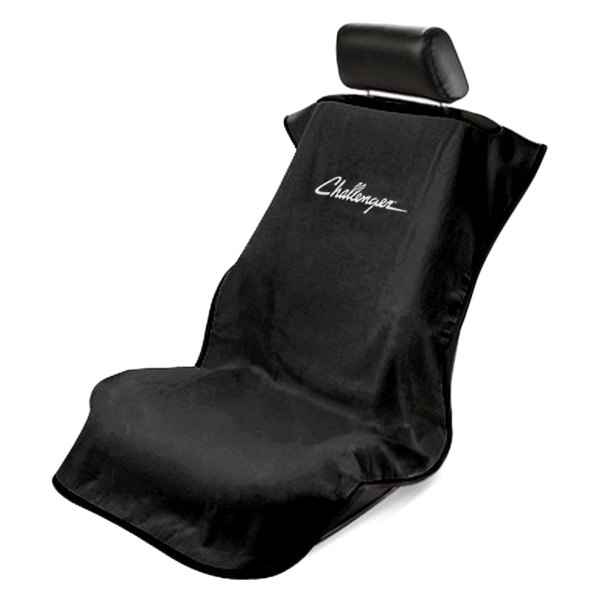  Seat Armour® - Black Towel Seat Cover with Challenger Logo