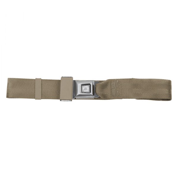 Seatbelt Solutions® - 2-Point Rear Non-Retractable Lap Belt, Tan