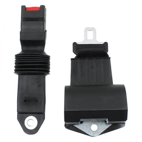  Seatbelt Solutions® - Anti-Cinch Series 2-Point Retractable Lap Belt, Black