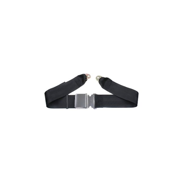  Seatbelt Solutions® - 2-Point 60" Non-Retractable Lap Belt, Black