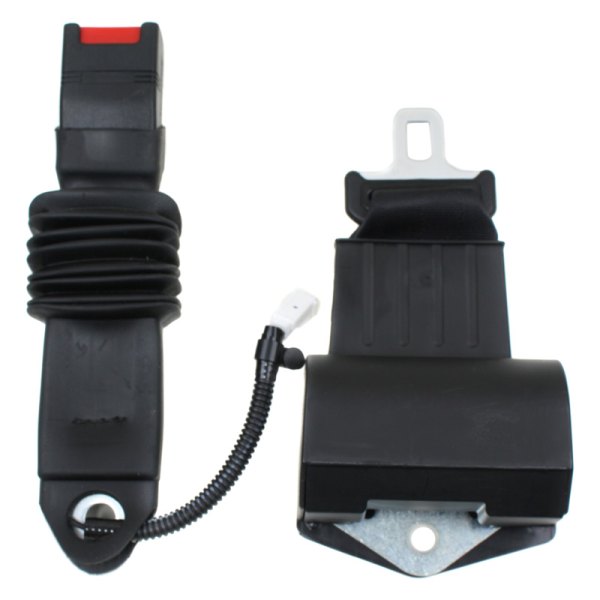  Seatbelt Solutions® - Anti-Cinch Series 2-Point Retractable Lap Belt, Black