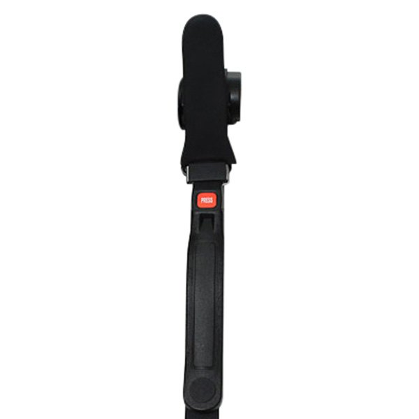  Seatbelt Solutions® - 3-Point Retractable Seat Belt with Soft Hanging Sash and 12" Sleeve, Black