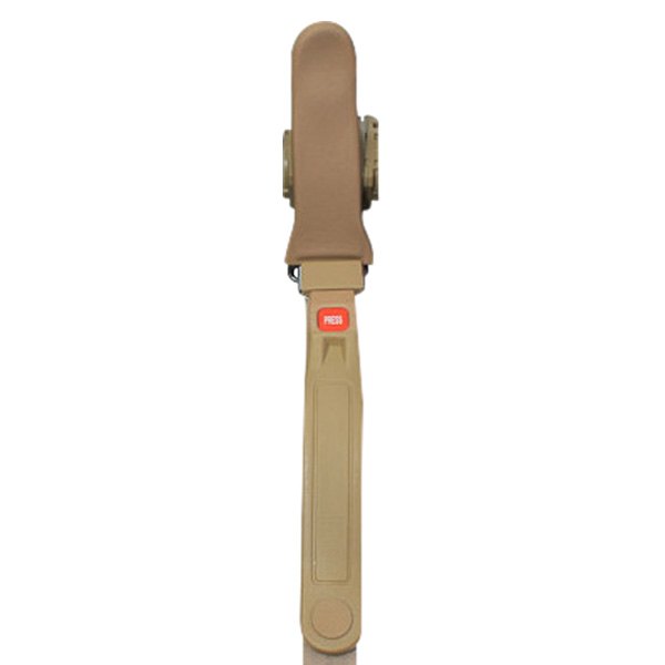  Seatbelt Solutions® - 3-Point Retractable Seat Belt with Soft Hanging Sash and 12" Sleeve, Saddle
