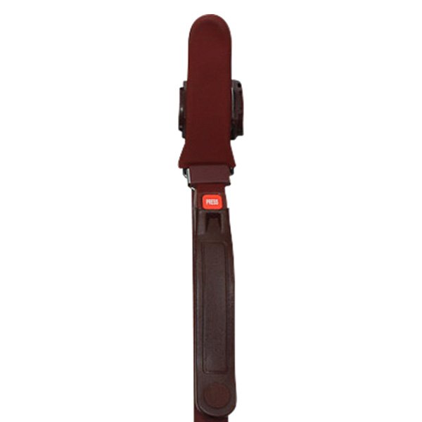  Seatbelt Solutions® - 3-Point Retractable Seat Belt with Soft Hanging Sash and 12" Sleeve, Maroon