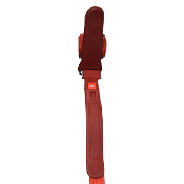  Seatbelt Solutions® - 3-Point Retractable Seat Belt with Soft Hanging Sash and 12" Sleeve, Red
