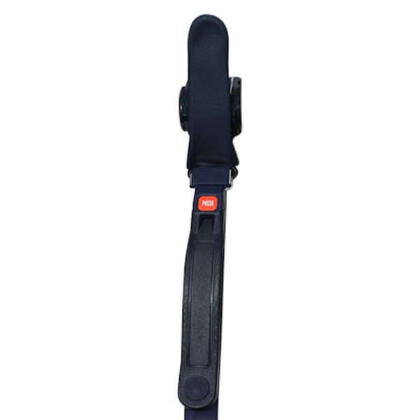  Seatbelt Solutions® - 3-Point Retractable Seat Belt with Soft Hanging Sash and 12" Sleeve, Navy
