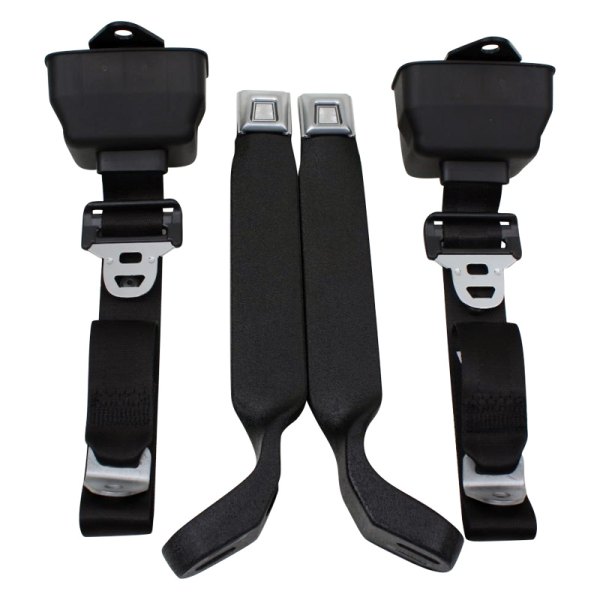 Seatbelt Solutions® B7879p6005 3 Point Retractable Seat Belts Silver 