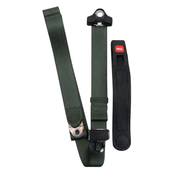  Seatbelt Solutions® - 3-Point Non-Retractable Seat Belt with 12" Sleeve, Saddle