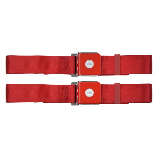  Seatbelt Solutions® - Economy Series 2 Point Non-Retractable Lap Belts, Saddle