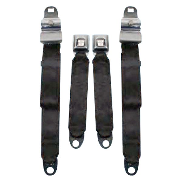  Seatbelt Solutions® - Standard Series 2 Point Non-Retractable Seat Belts, Saddle