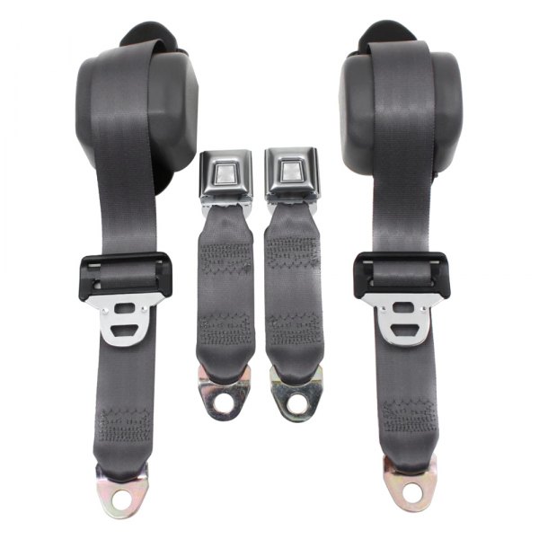  Seatbelt Solutions® - 2-Point Front Retractable Lap Belts, Scarlett