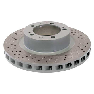 Sebro® - Drilled Coated Front Driver Side Brake Rotor