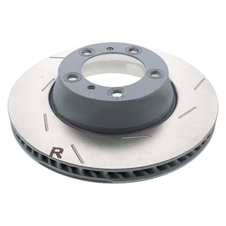 Sebro® - Drilled Coated Rear Driver Side Brake Rotor