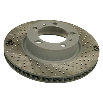 Sebro® - Drilled Coated Front Passenger Side Brake Rotor