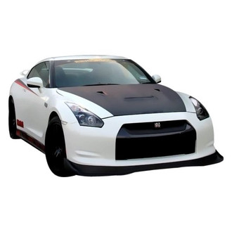 Seibon® - SS-Style Gloss Carbon Fiber Front Bumper Lip