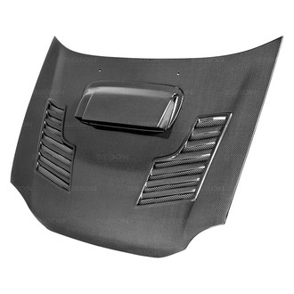 Seibon® - CWII-Style Gloss Carbon Fiber Hood