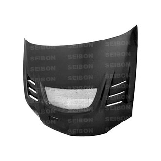 Seibon® HD0305MITEVO8-CW - CW-Style Gloss Carbon Fiber Hood