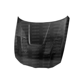 Seibon® - GTR-Style Gloss Carbon Fiber Hood