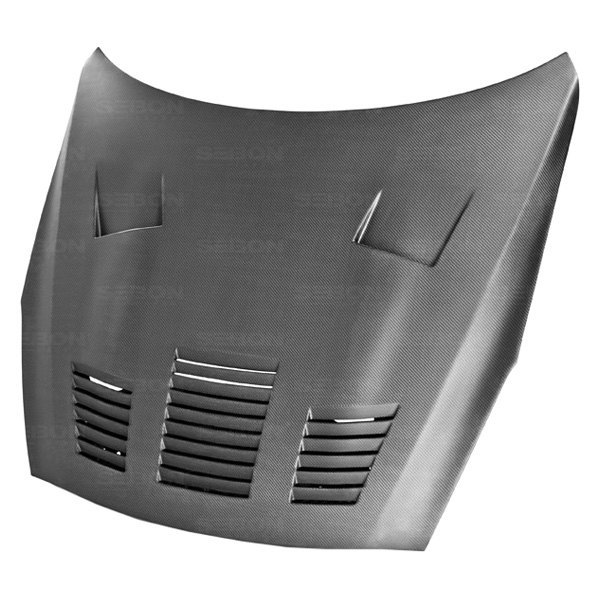 Seibon® - GT-Style Matte Dry Carbon Fiber Hood
