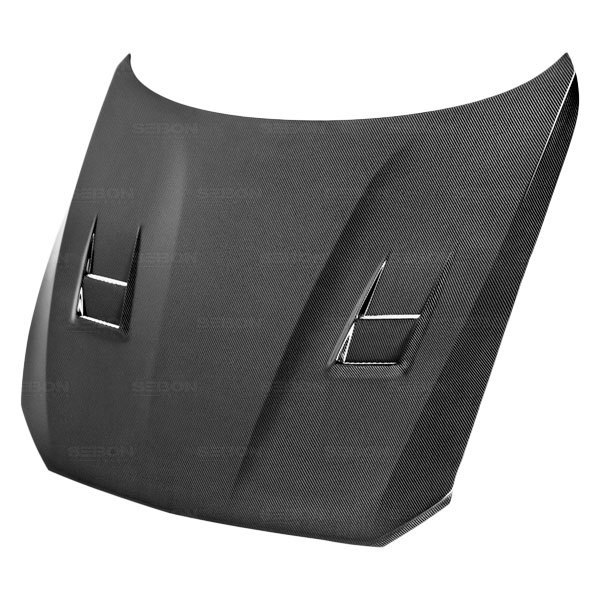 Seibon® - DV-Style Gloss Carbon Fiber Hood