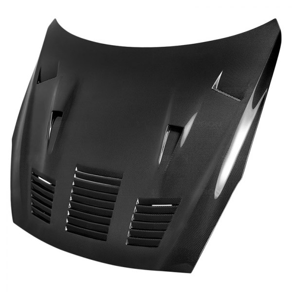 Seibon® - GTll-Style Gloss Carbon Fiber Hood