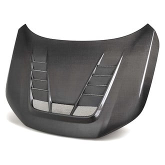 Seibon® - TV-Style Gloss Carbon Fiber Double-Sided Hood
