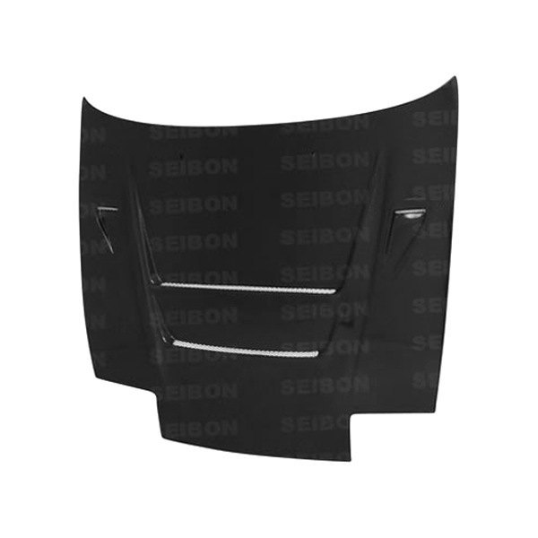 Seibon® - DVII-Style Gloss Carbon Fiber Hood