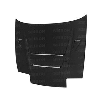 Seibon® - DVII-Style Gloss Carbon Fiber Hood