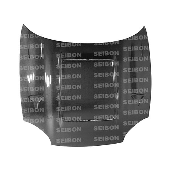 Seibon® - DVII-Style Gloss Carbon Fiber Hood