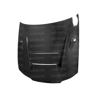 Seibon® - DVII-Style Gloss Carbon Fiber Hood