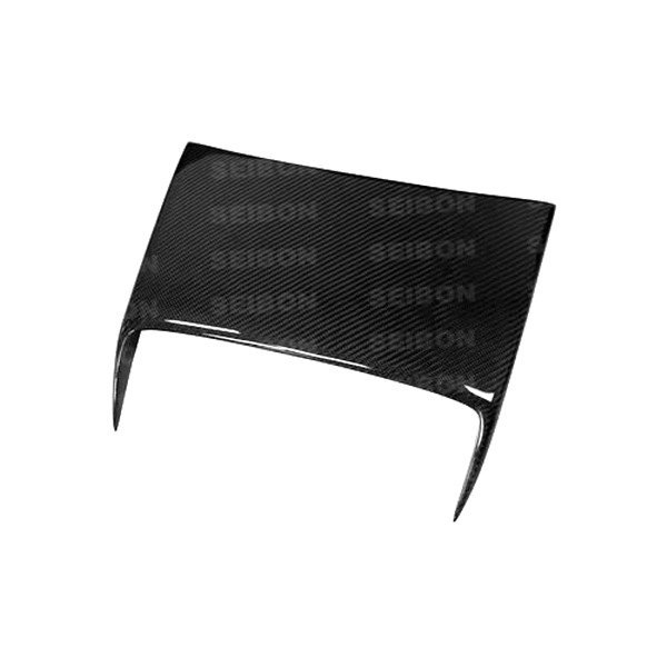 Seibon® - C1-Style Gloss Carbon Fiber Hood Scoop