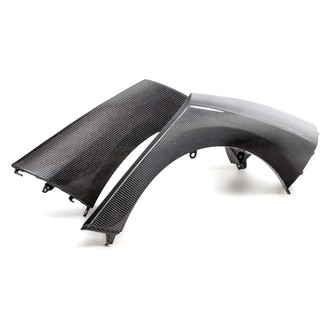 Seibon® - Gloss Carbon Fiber Rear Fender Trim