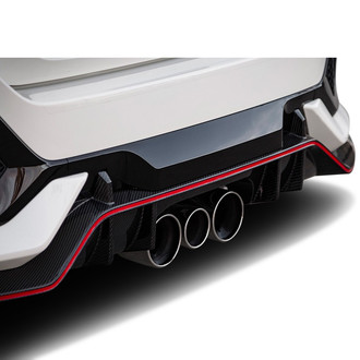 Seibon® - OE-Style Gloss Carbon Fiber Rear Bumper Lip