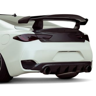Seibon® - TB-Style Gloss Carbon Fiber Rear Bumper Lip