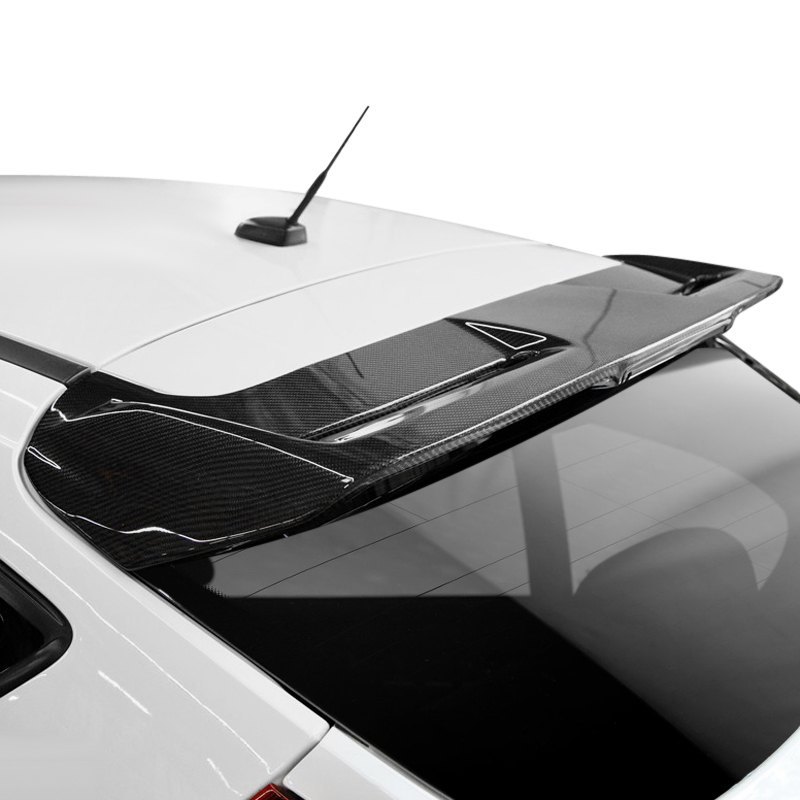 Seibon Rs Fdfo Oe Oe Style Gloss Black Carbon Fiber Rear Roof Spoiler With Light