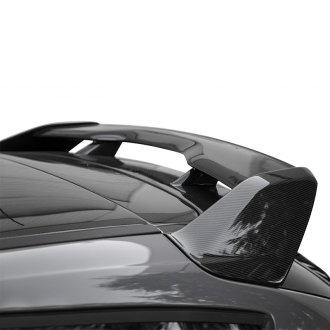 Black/Carbon Fiber Look Car Rear Roof Lip Spoiler For FORD FOCUS
