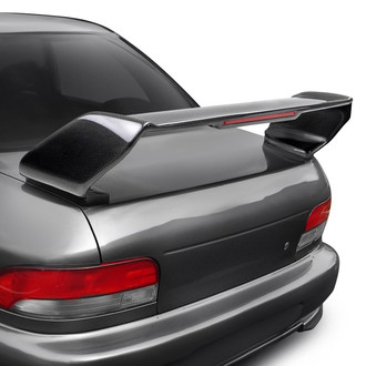 Seibon® - RB-Style Gloss Black Carbon Fiber Rear Spoiler with Light