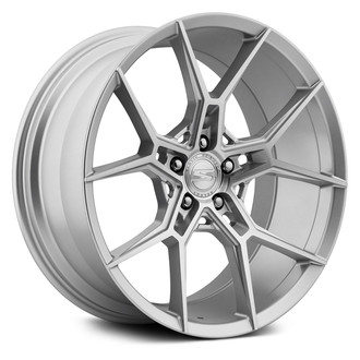 SELECT PRECISION ALLOYS® - ALPINE Gloss Silver with Brushed Face