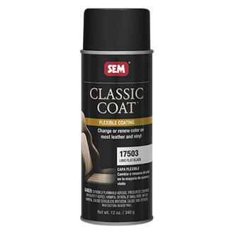 SEM® - Classic Coat™ 16 fl. oz. Limo Flat Black Flexible Aerosol Interior Coating