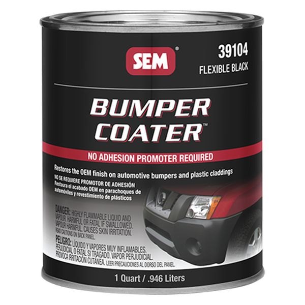 SEM® 39104 - Bumper Coater™ 1 qt Flexible Black Spray-On Automotive .