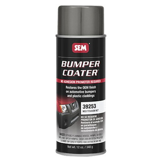 SEM® - Bumper Coater™ 12 fl. oz. Med Titanium Metallic Aerosol Automotive Bumpers and Plastic Paint